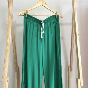Calça Pantalona verde nova