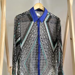 Camisa estampada manga longa