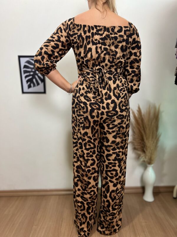 Macacão longo de Animal Print - Imagem 2
