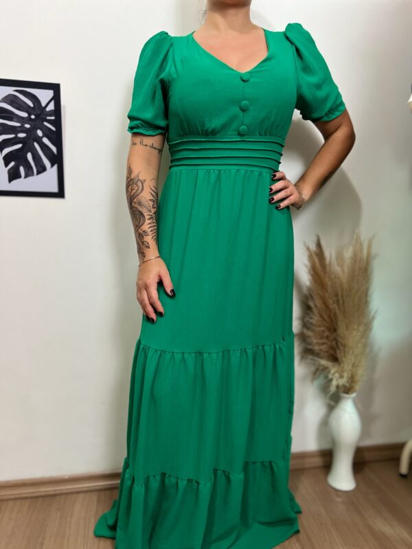 Vestido verde três marias - Imagem 4