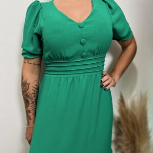 Vestido verde três marias