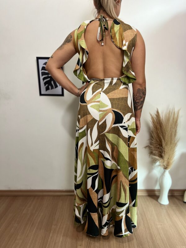 Vestido longo mais curto na frente - Imagem 2