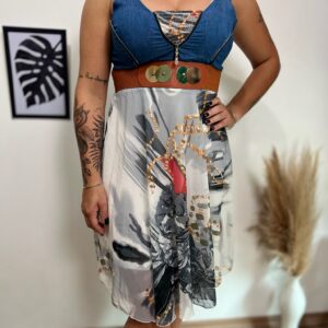 vestido curto regata