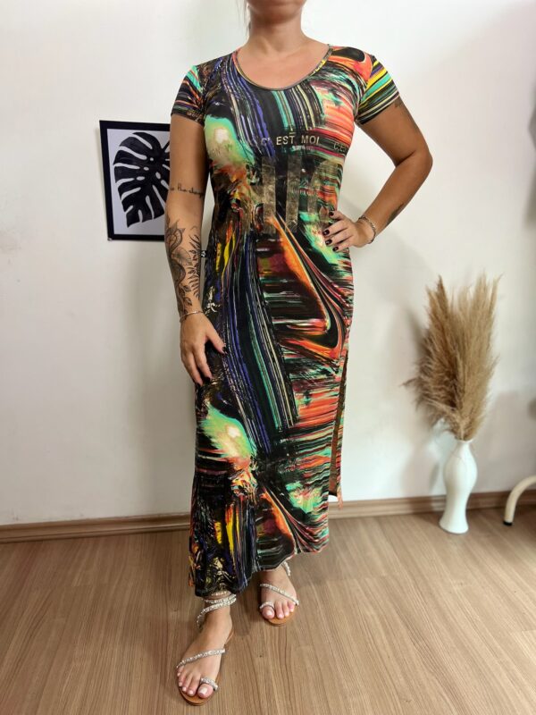 Vestido Mídi com Stretch - Imagem 5