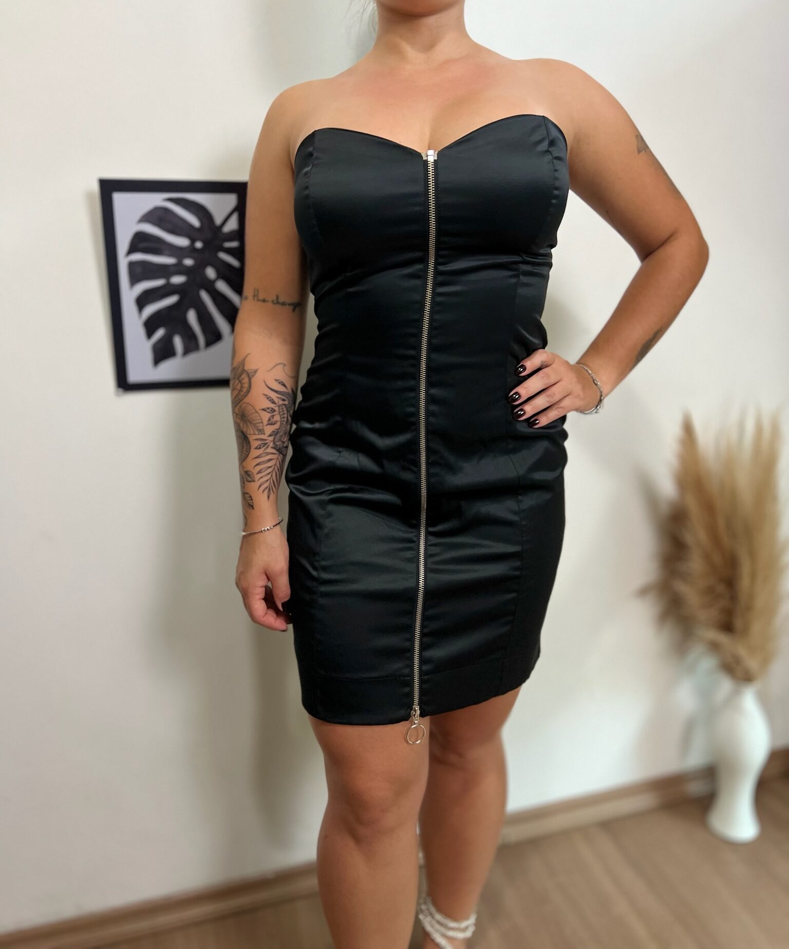 Vestido tomara que caia