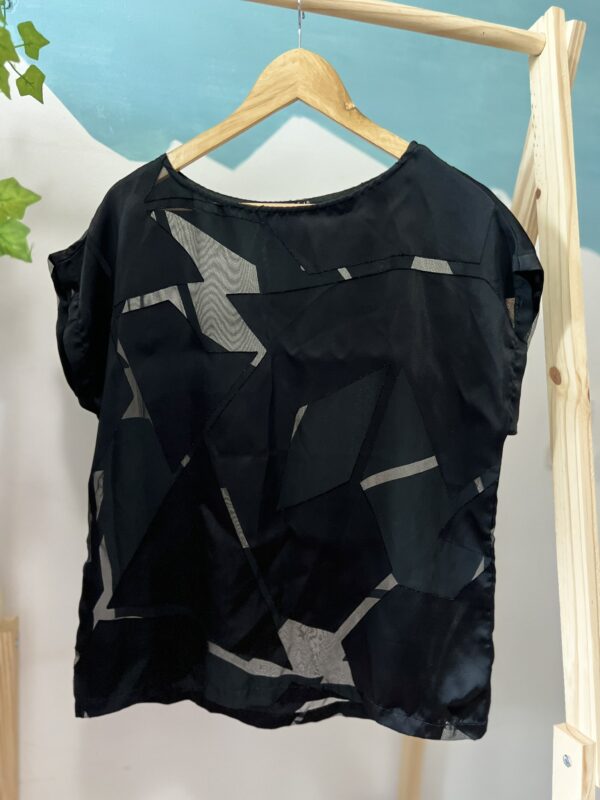 Camiseta manga curta preta