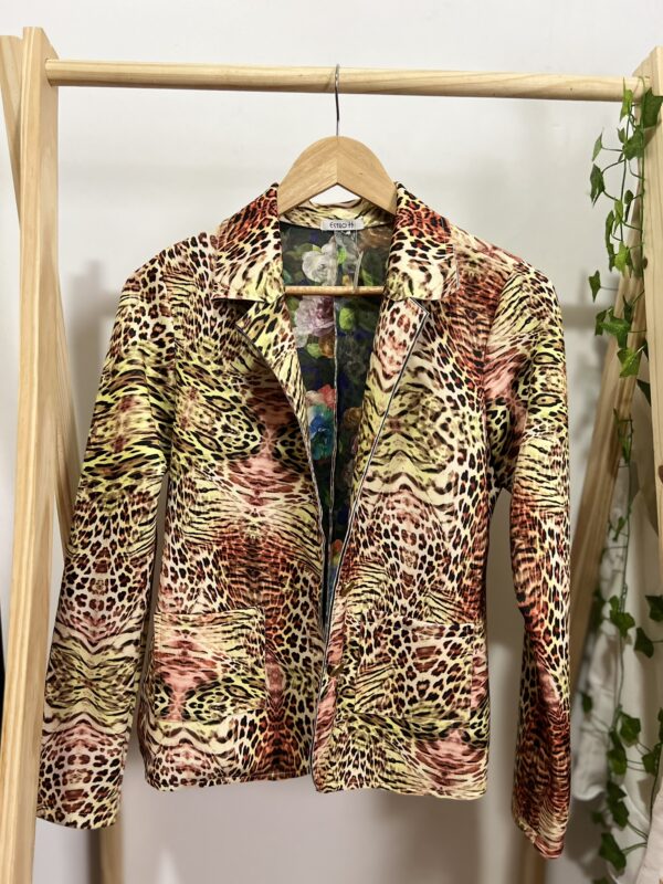 Casaco animal print color