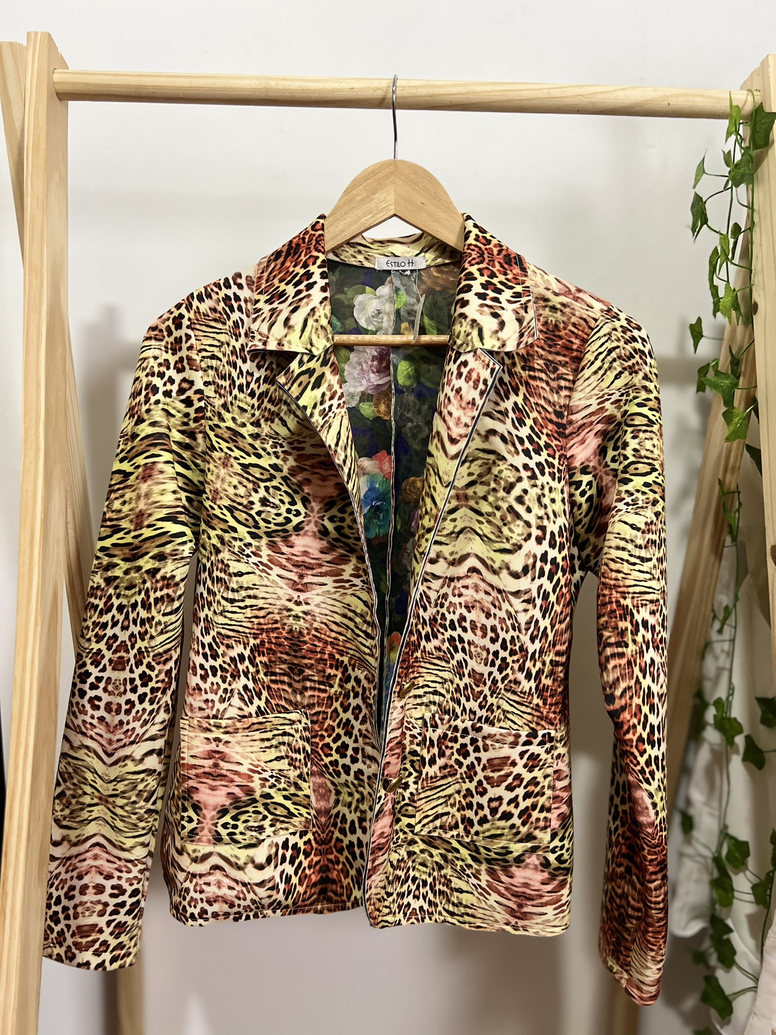 Casaco animal print color