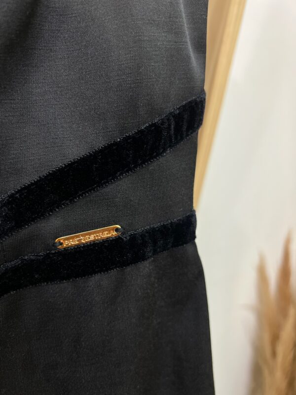 Macacão preto flare camurça - Imagem 10