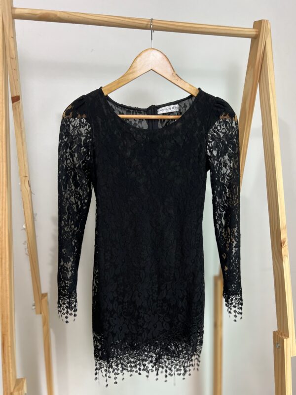 Vestido novo de renda preto - Imagem 5