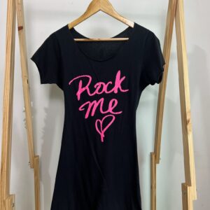 Vestido curto justo "Rock me"