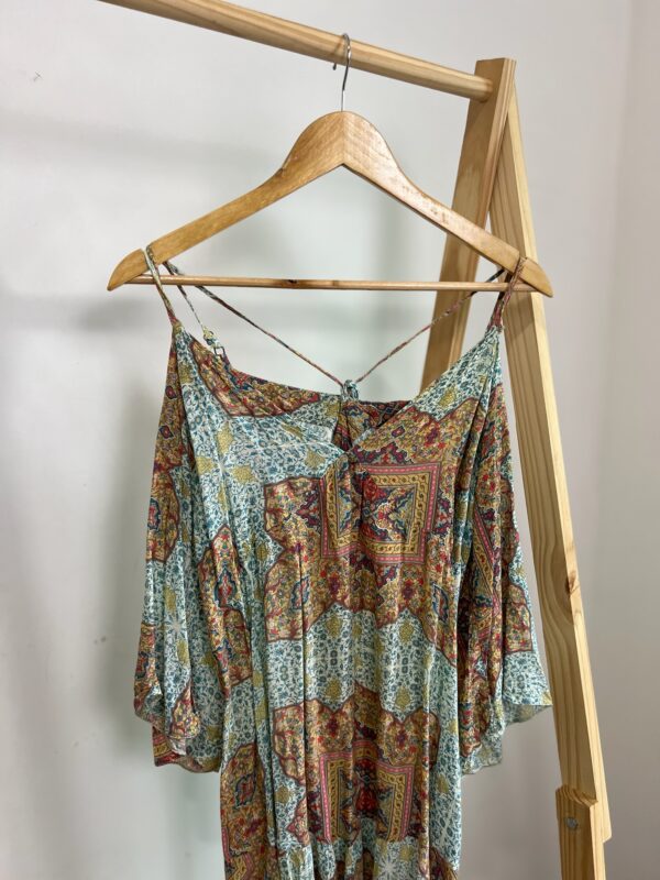 Vestido estampado meia manga - Imagem 3