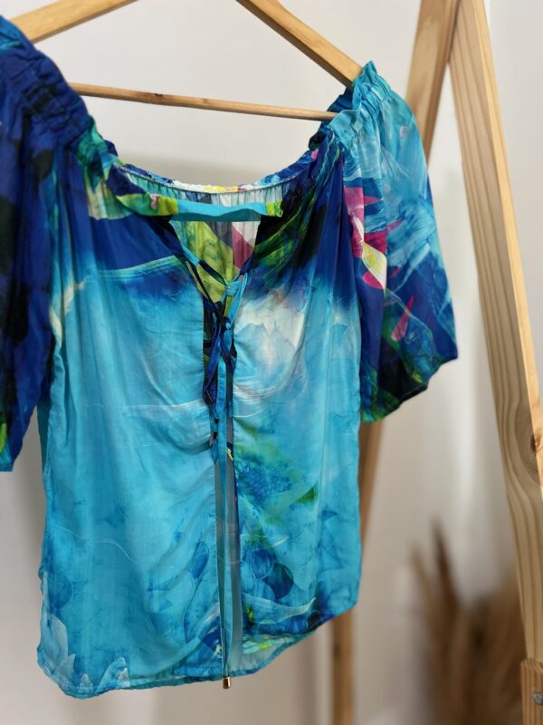 Blusa meia manga ciganinha - Imagem 5