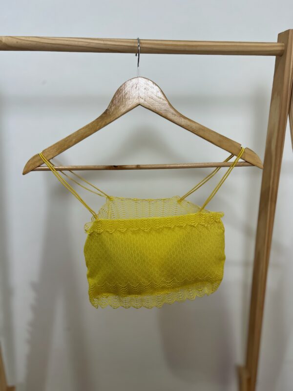 Top amarelo com bojo - Imagem 3