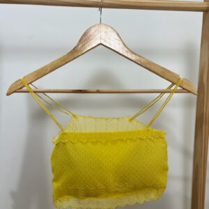 Top amarelo com bojo