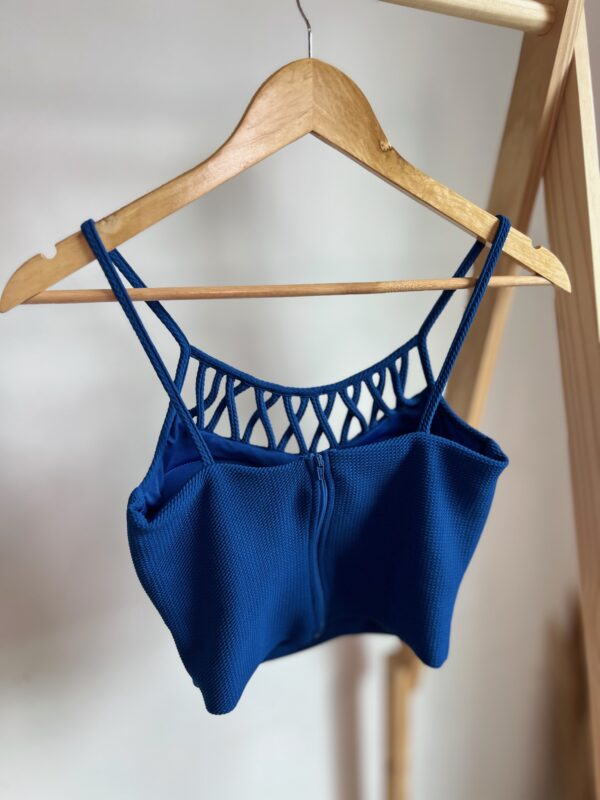 Cropped azul com bojo - Imagem 5