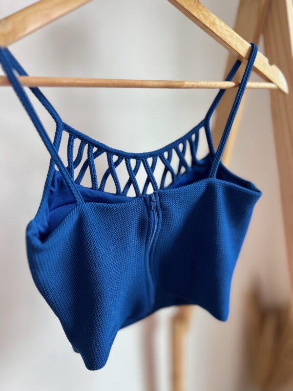 Cropped azul com bojo - Imagem 3