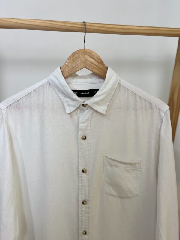 Camisa Branca Hering de Linho - Imagem 5