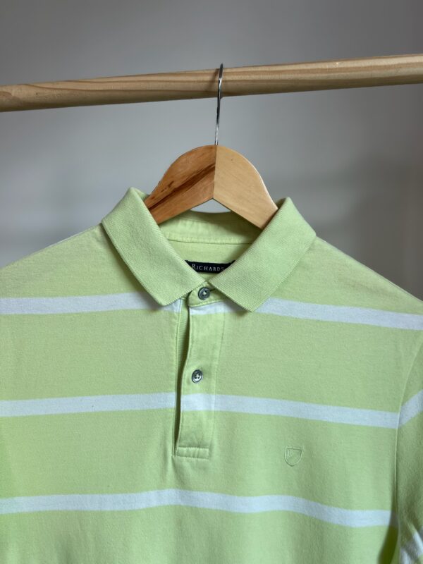 Camisa Polo Verde Listrada Richards - Imagem 2