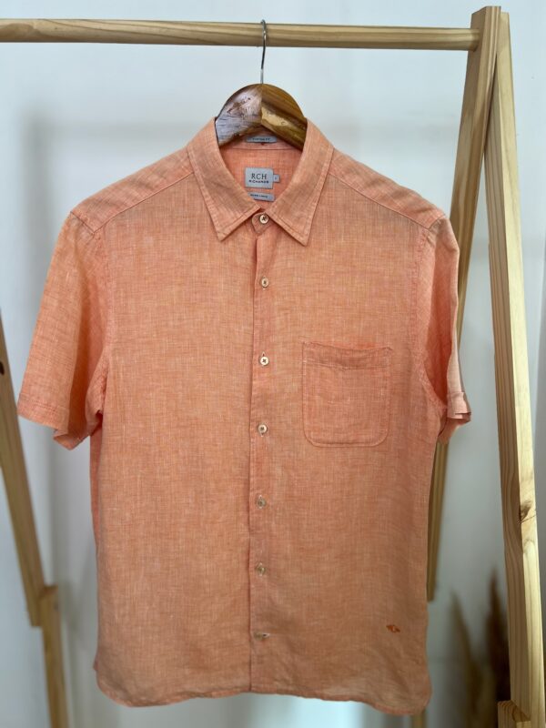 Camisa Coral Richards 100% linho