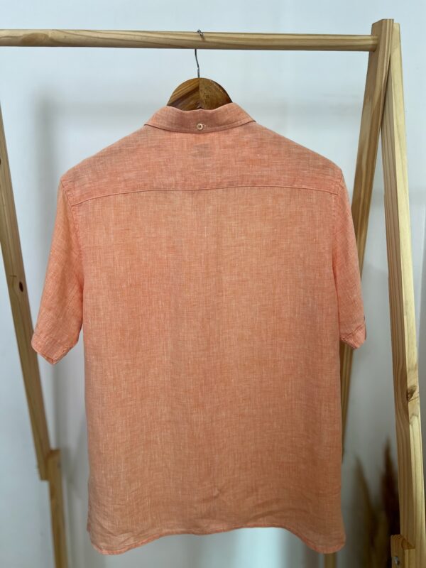Camisa Coral Richards 100% linho - Imagem 6