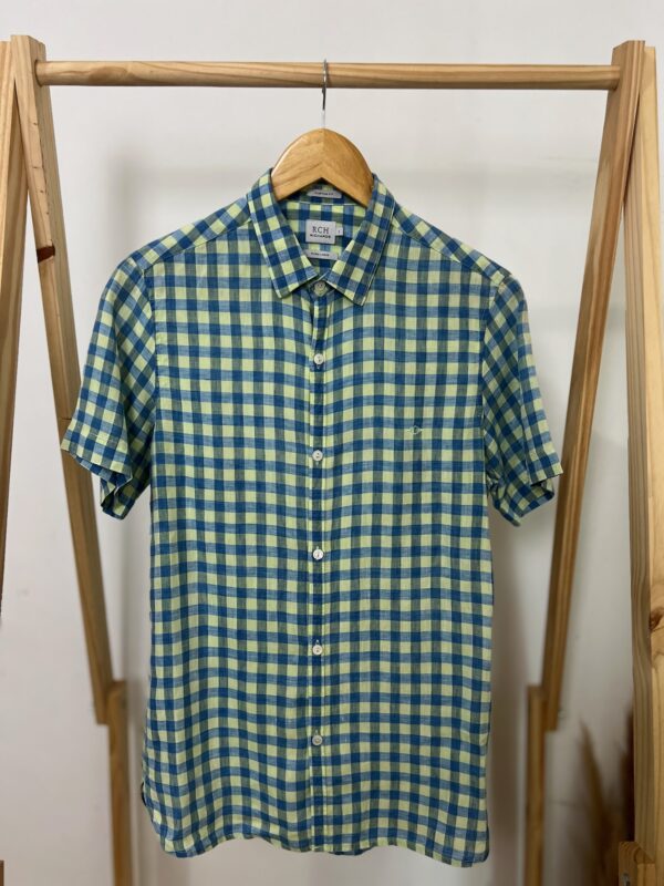 Camisa Xadrez Richards 100% linho