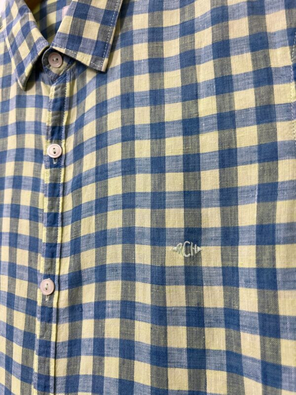 Camisa Xadrez Richards 100% linho - Imagem 3