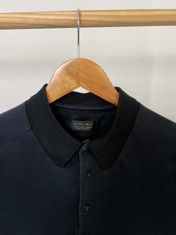 Camisa Polo Preta Zara - Imagem 5