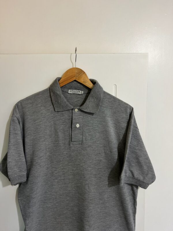 Camisa Polo Cinza Aviator - Imagem 5
