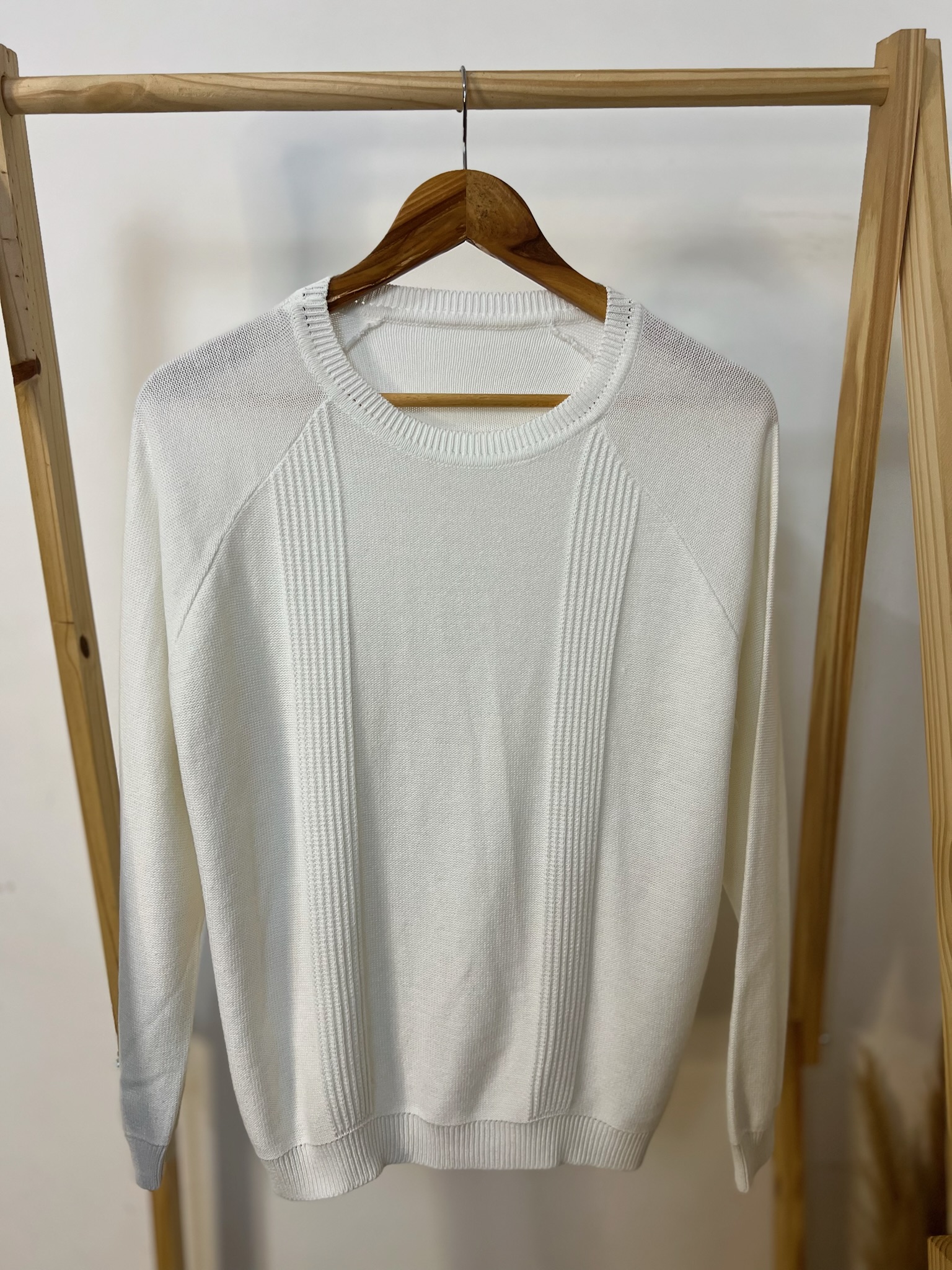 Blusa de Lã Branca