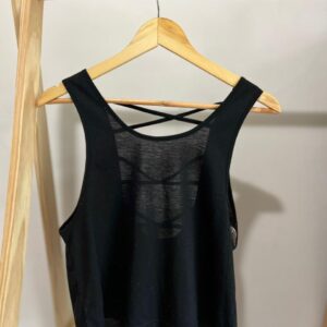Cropped regata preto
