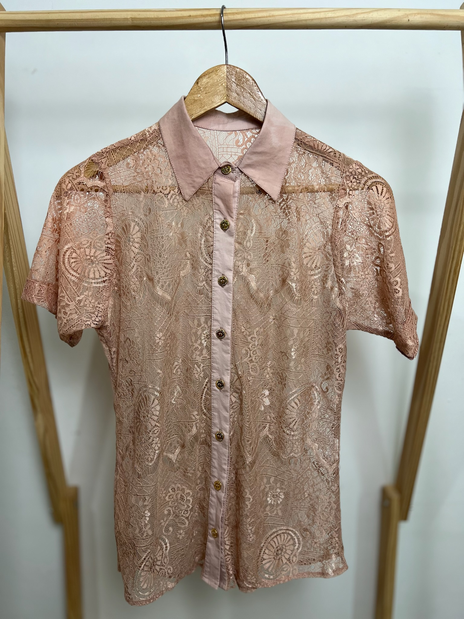 Camisa de renda