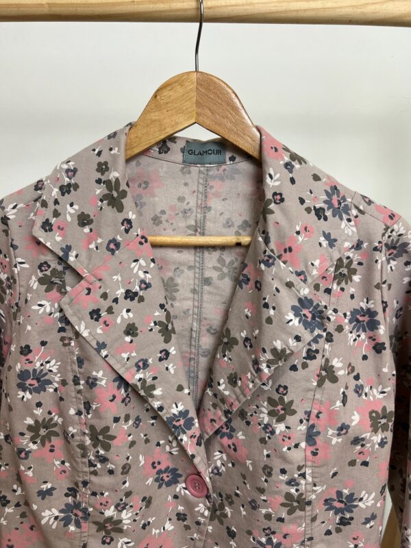 Casaco/ Blazer florido - Imagem 4