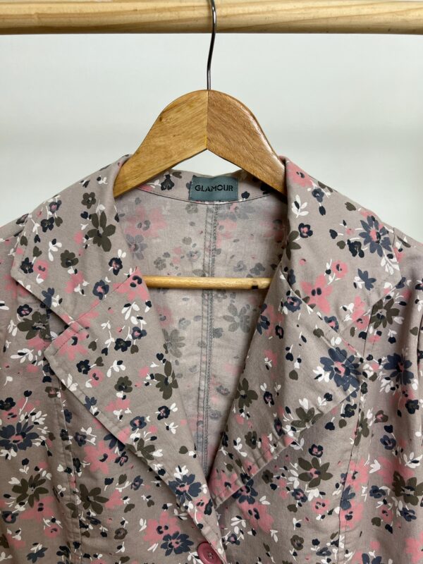 Casaco/ Blazer florido - Imagem 6
