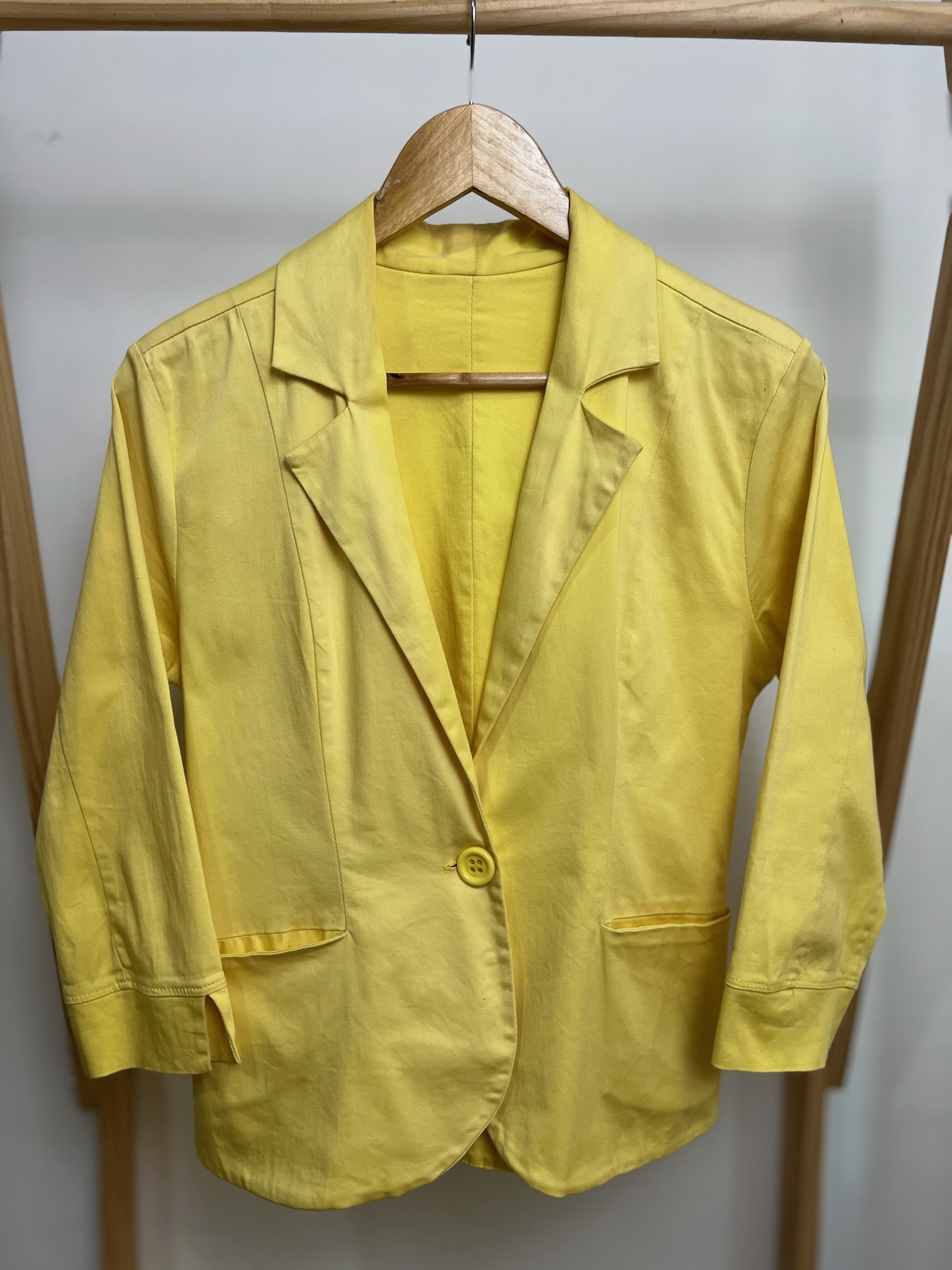 Casaco/ Blazer Amarelo