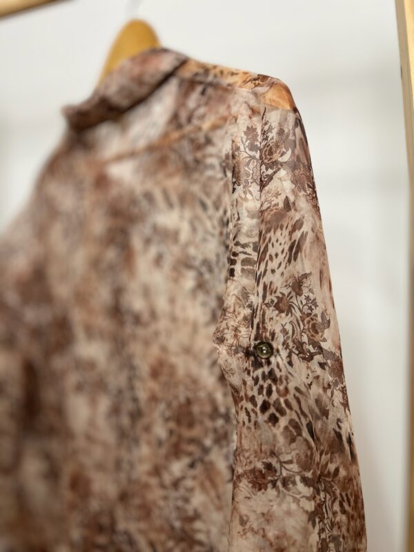 Camisa animal print transparência - Imagem 4