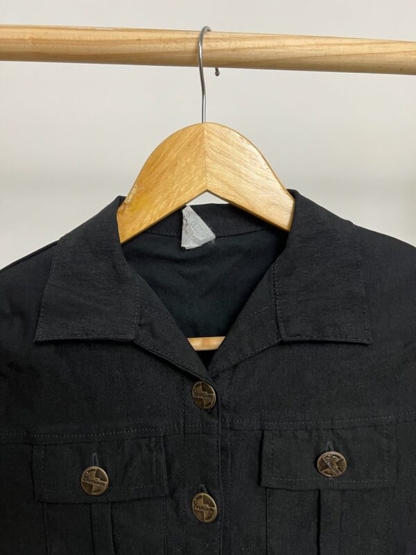 Colete preto Jeans - Imagem 5
