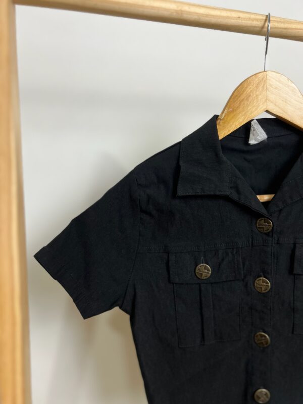 Colete preto Jeans - Imagem 4