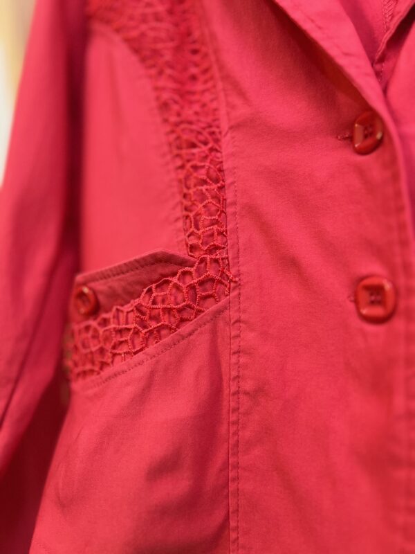 Casaco/ Blazer com detalhes em renda - Imagem 7