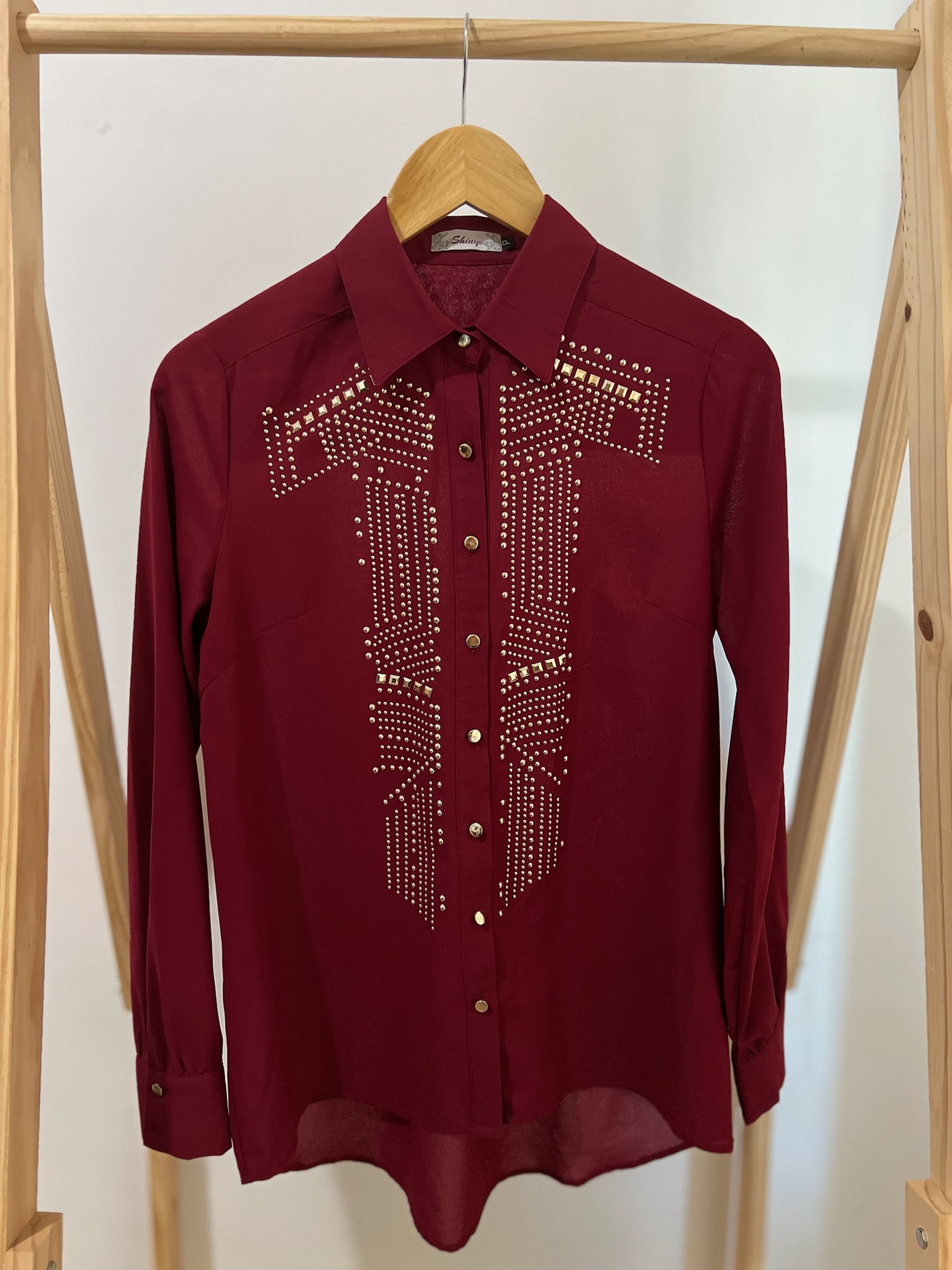 Camisa bordô