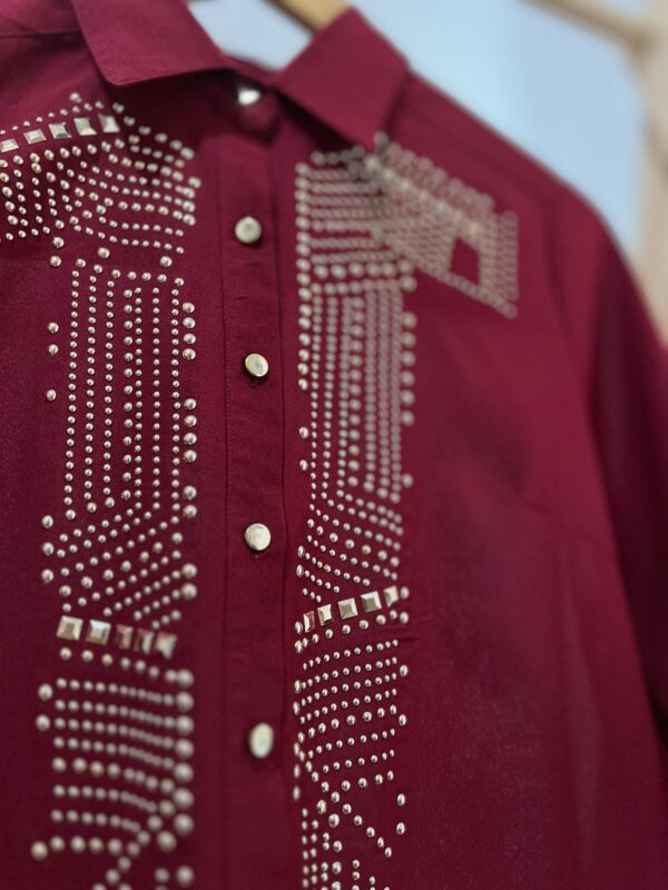 Camisa bordô - Imagem 6