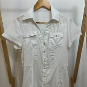 Camisa branca manga curta