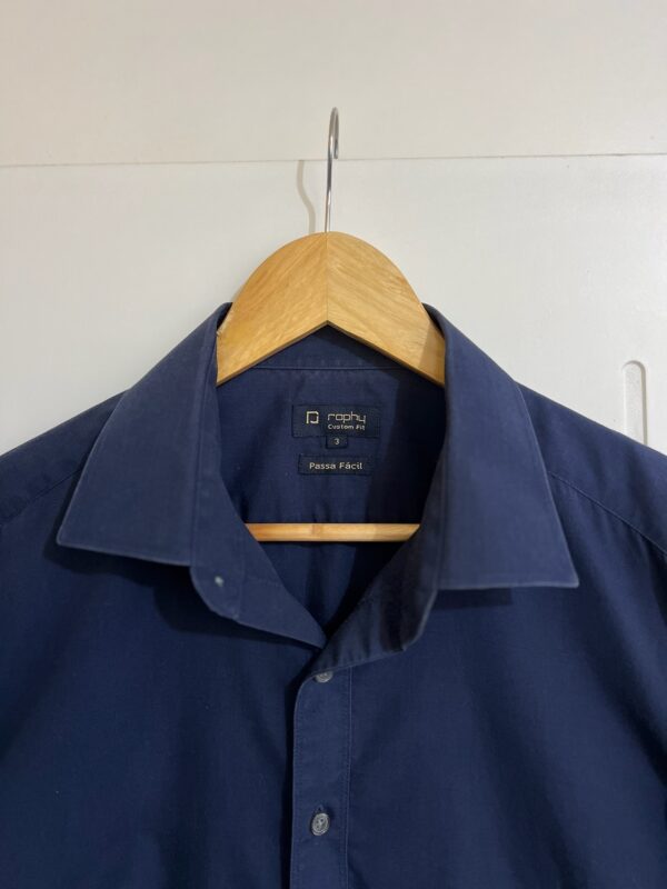 Camisa Raphy azul marinho - Imagem 5