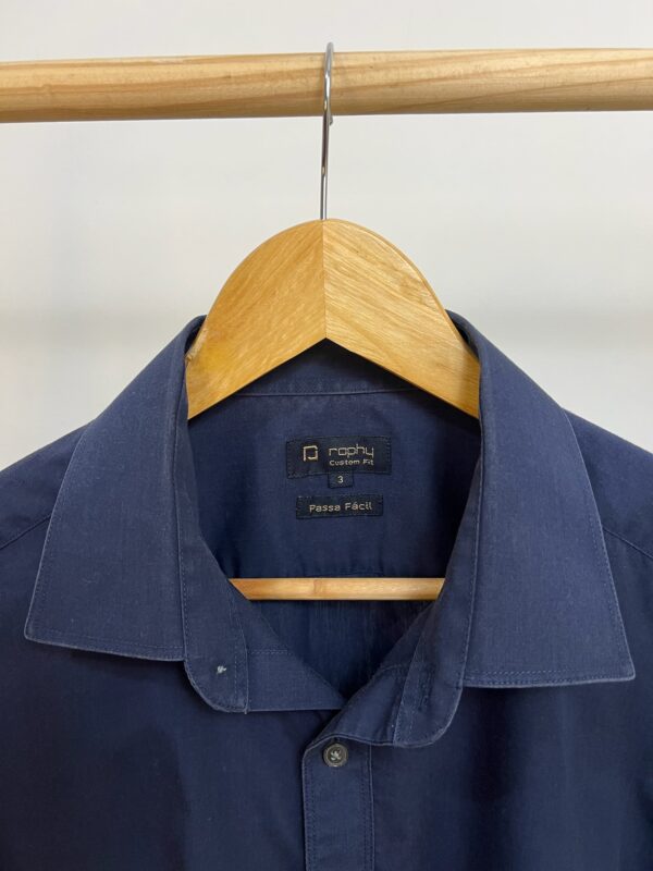 Camisa Raphy azul marinho - Imagem 3