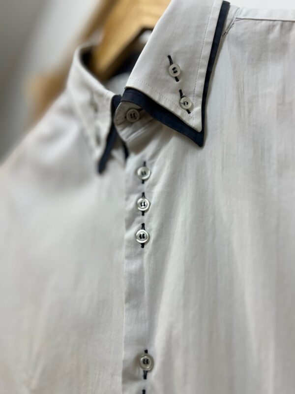 Camisa Xagon Man branca com detalhes azul - Imagem 8