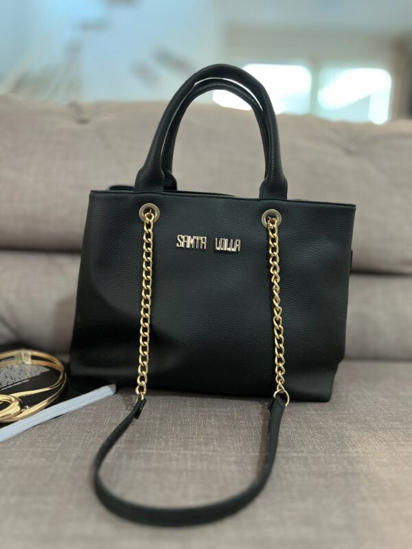 Bolsa Santa Lolla preta - Imagem 4