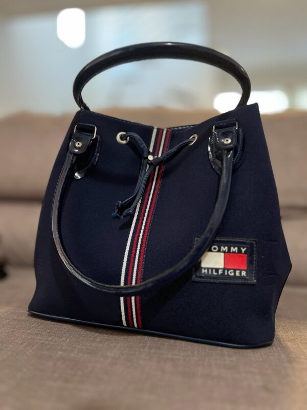 Bolsa Tommy Hilfiger azul réplica - Imagem 3