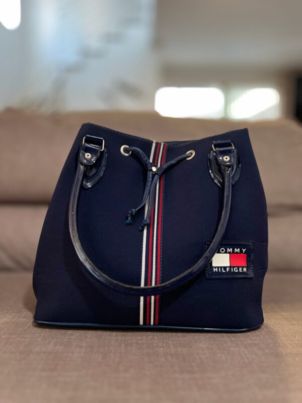 Bolsa Tommy Hilfiger azul réplica - Imagem 9