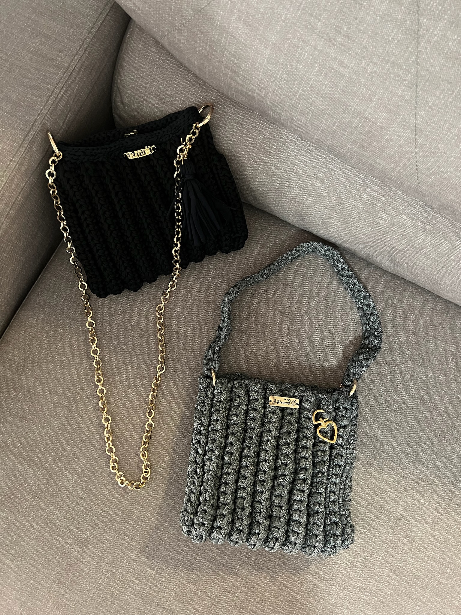 Bolsas de Crochê Novas