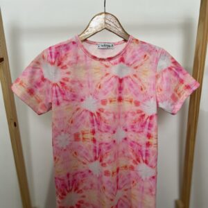 Camiseta rosa estilo Tie-Dye